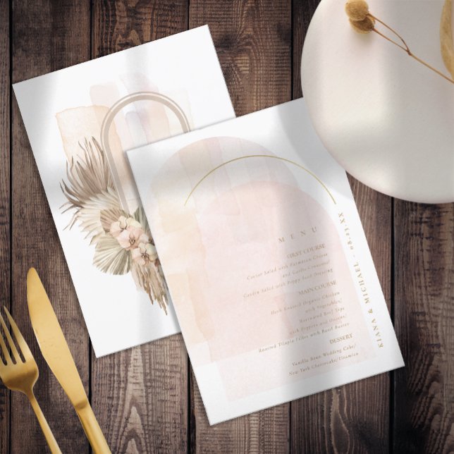 Menú de Boda Boho Oasis ID959 (Subido por el creador)