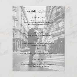 Menú de Boda con Presupuesto Mínimo de Foto Modern