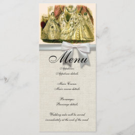 Menú de Boda Damas de Honor Antiguas