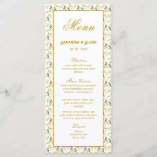 Menú de Boda de Bluebirds