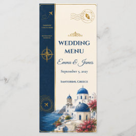 Menú de Boda de Destino Pasaporte