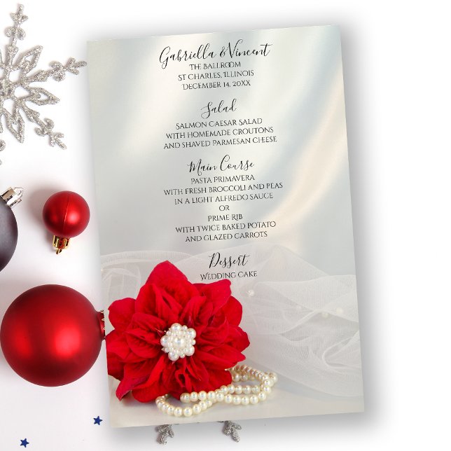Menú de Boda de Invierno de Perlas Blancas de Poin (Subido por el creador)