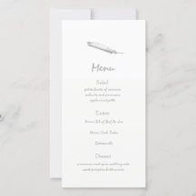 Menú de Boda de Pluma