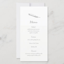 Menú de Boda de Pluma