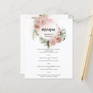MENÚ DE BODA Elegante.