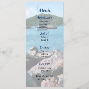 Menú de Boda en Costa de Roca St. Thomas