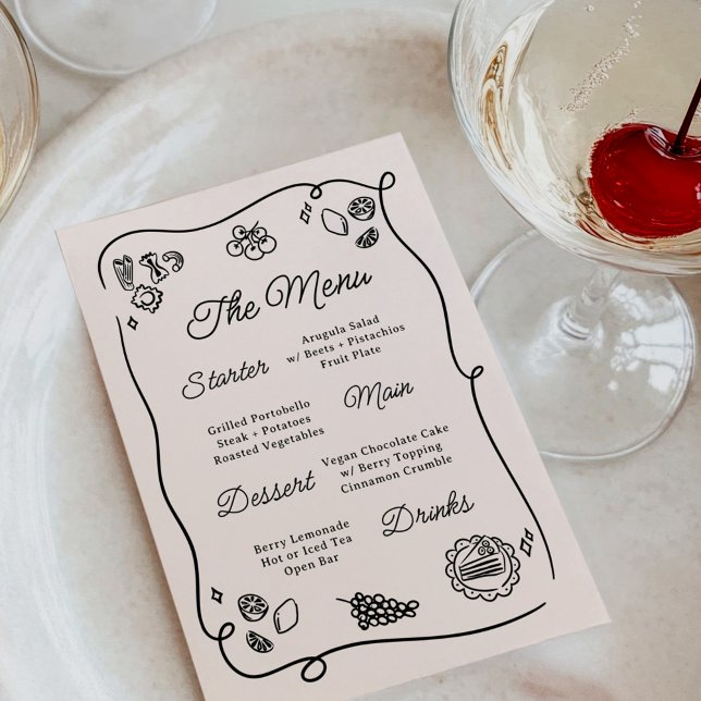 Menú de Boda Excéntrico y Caprichoso (Subido por el creador)