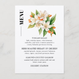Menú de Boda Flor de Naranjo