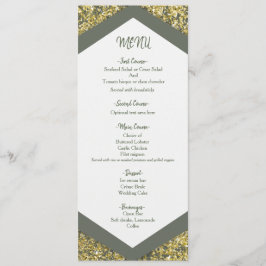 Menú de Boda Glam con Brillo de Aceituna y Oro Chi