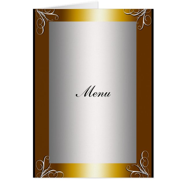 Menú de Boda Más Popular (Frente)