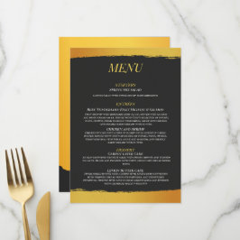 Menú de Boda Oro de Medianoche