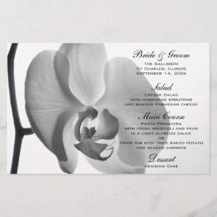Menú de Boda Orquídea Blanca