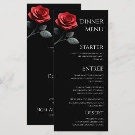 Menú de boda para cenar y bar - Rosa Única