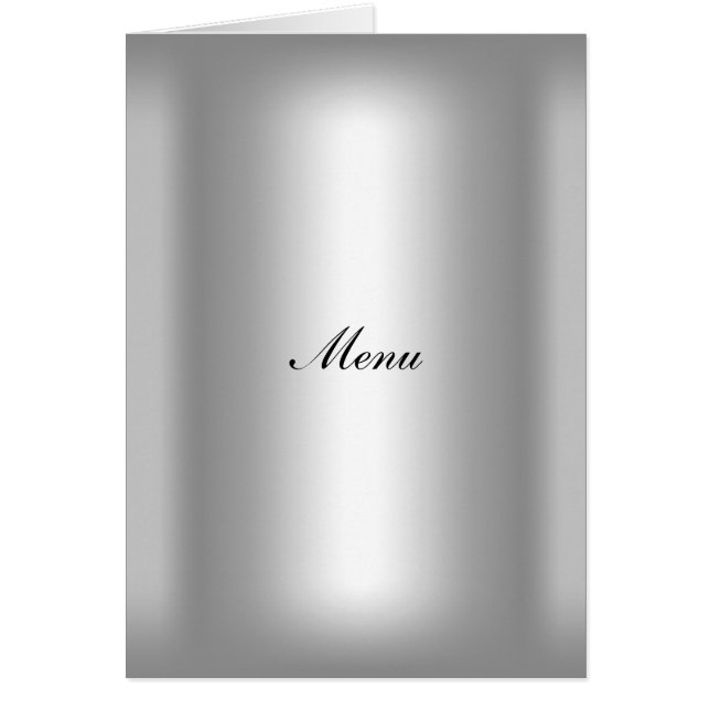 Menú de Boda Popular (Frente)