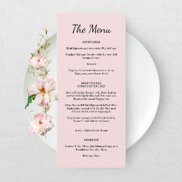Menú de Boda Rosa de Jardín