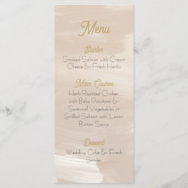 Menú de Boda Rosa Pastel