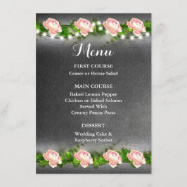Menú de Boda Rosa Pizarra