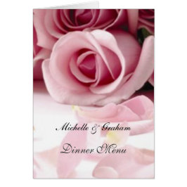 Menú de boda Rosas Rosadas
