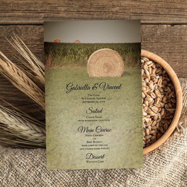 Menú de Bodas Campestre Hay Bales (Subido por el creador)