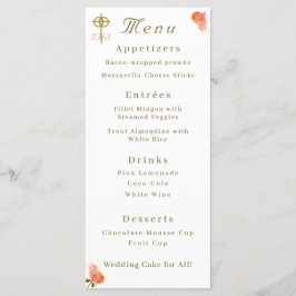 Menú de Bodas católicos de Terracotta Rosa