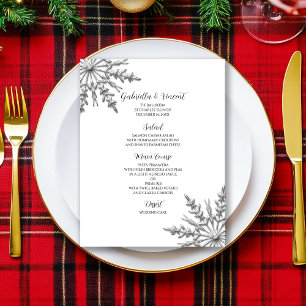 Menú de Bodas de Invierno de Snowflake