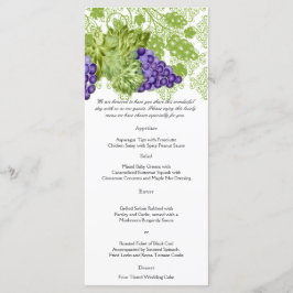 Menú de Bodas Grapevine Garden