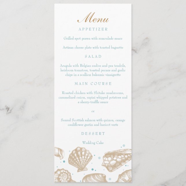 Menú de Bodas Náuticas/Aqua Beach (Anverso)