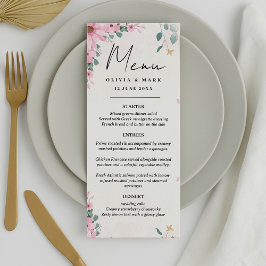Menú de Bodas Personalizadas - Inicio, Entradas y 
