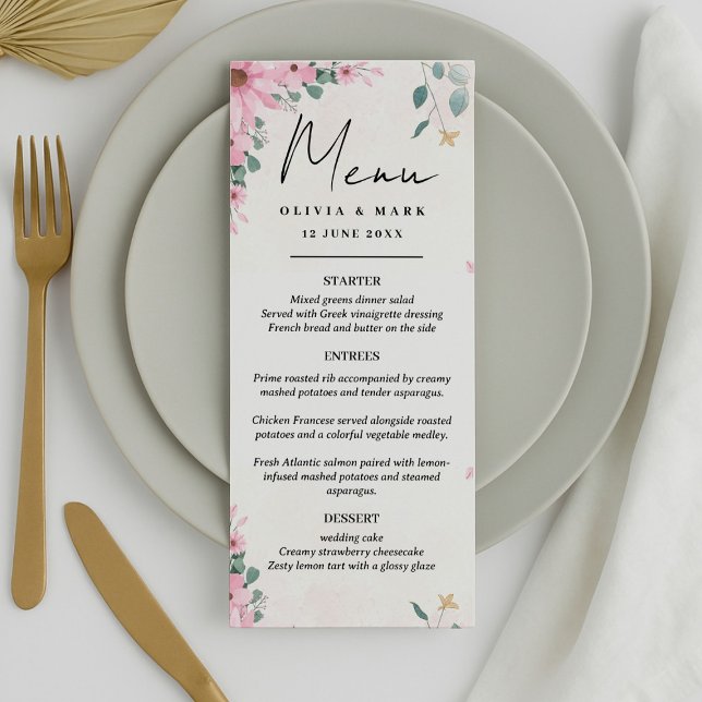 Menú de Bodas Personalizadas - Inicio, Entradas y  (Subido por el creador)