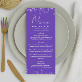 Menú de Bodas Personalizadas - Inicio, Entradas y 