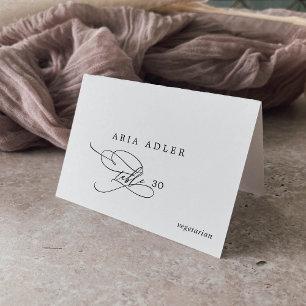 Menú de caligrafía romántica opción de tarjetas de