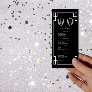 Menú de cena Boda de dos Grooms Gay Tuxedo