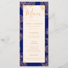 Menú de cena Boda Mehndi
