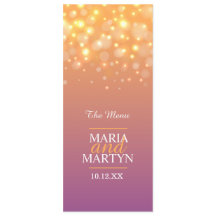 Menú de cena de cuatro platos con champán