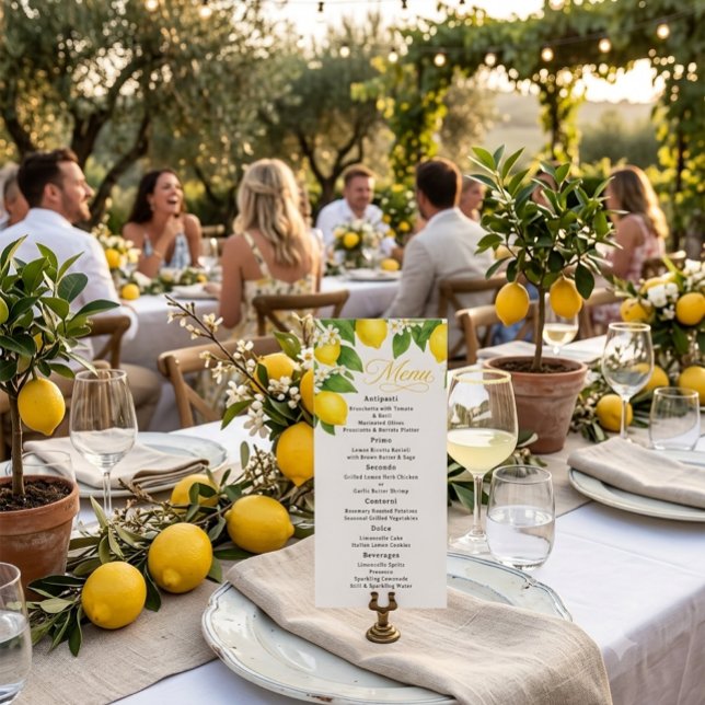 Menú de cena de cumpleaños italiano con acuarela d (Subido por el creador)