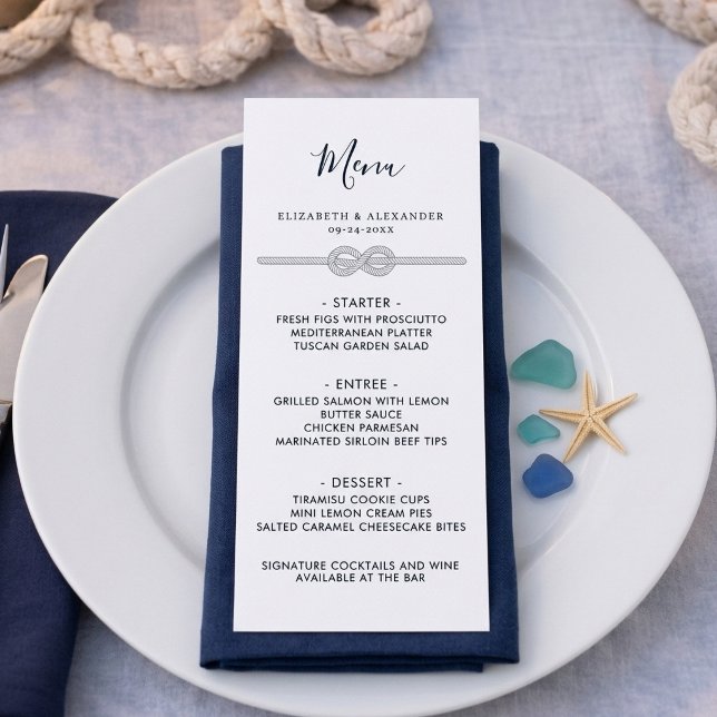 Menú de Cena de Ensayo de Marina Blanco Nudo de Ma (Subido por el creador)