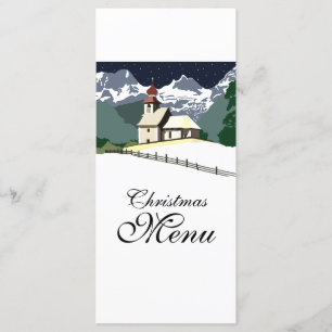 Menú de cena de Navidades de la Iglesia de la Mont