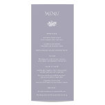 Menú de cena de Norwich Boda<br><div class="desc">El diseño de esta colección de bodas es una combinación perfecta de elegancia y estilo clásico. El principal atractivo del diseño es un delicado motivo floral que se sitúa en el centro del fondo de color coral.</div>