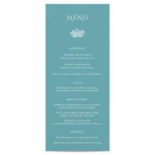 Menú de cena de Norwich Boda