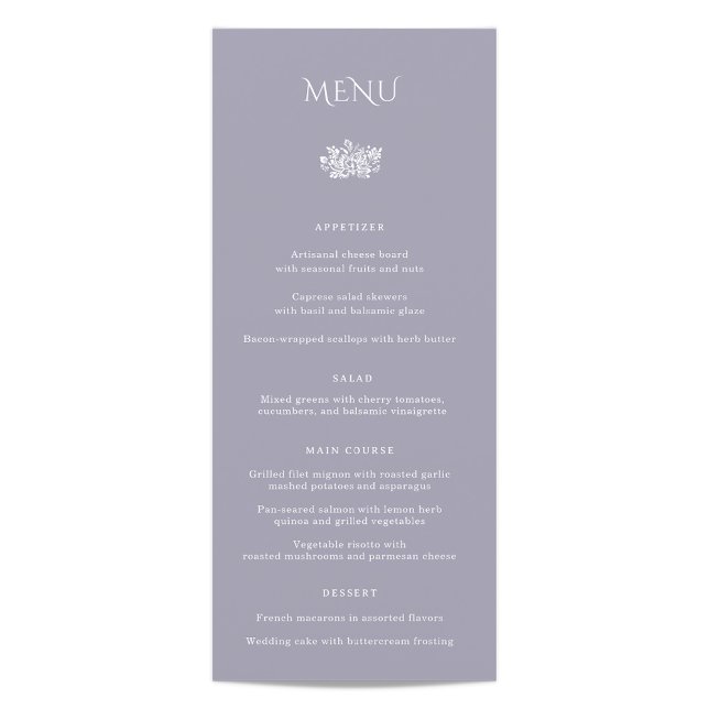 Menú de cena de Norwich Boda (Subido por el creador)
