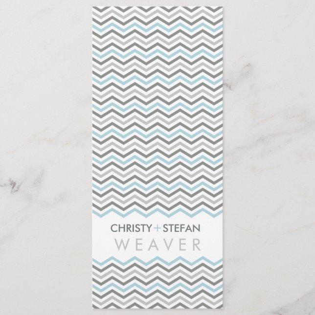 MENÚ DE CENA DE RECEPCIÓN :: chevron1 3 (Anverso)