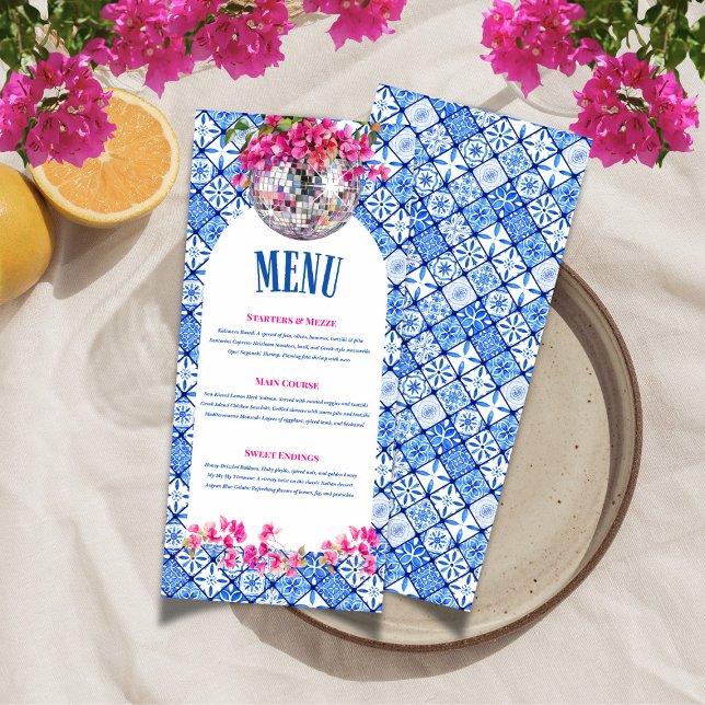 Menú de cena Mamma Mia (Mamma Mia Dinner Menu)