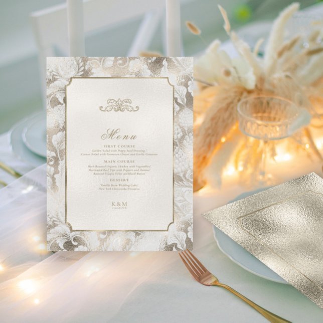 Menú de champán formal Paisley Boda ID767 (Subido por el creador)