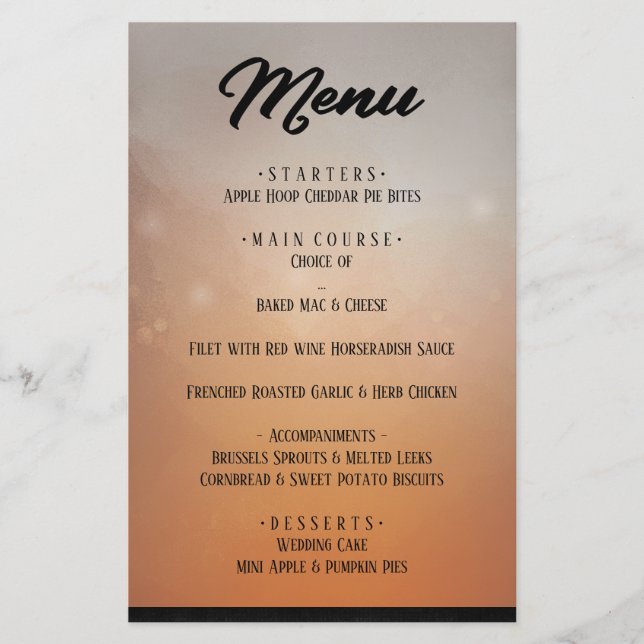 Menú de coincidencias de los Ravens de Halloween (Anverso)