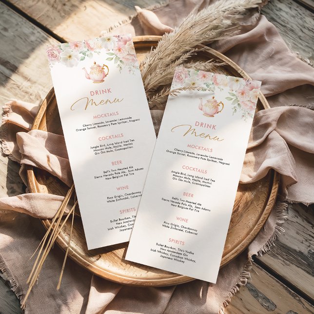 Menú de comida para baby shower de té (Tea Party Baby Shower Food Menu
)