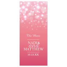 Menú de cuatro platos con champán rosa