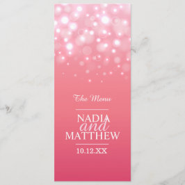 Menú de cuatro platos con champán rosa