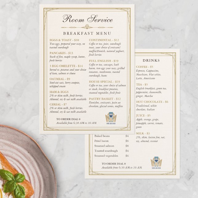 Menú de desayuno de servicio a la habitación de lu (Subido por el creador)