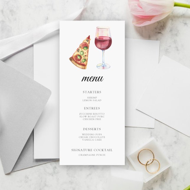 Menú de despedida de soltera la pareja perfecta (Subido por el creador)