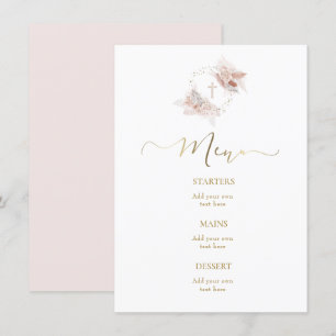 menú de diseño de boho